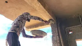 Techniques of beam plastering-construction beam plaster work easy and fastest way-sand and cement