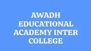 Behind the scene of Foundation day of AWADH EDUCATIONAL ACADEMY INTER COLLEGE