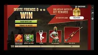 Invite and win event in ff max my refferal code is KJSN3QQDW