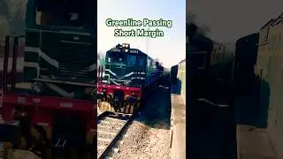 OMG | Greenline Express Passing Short Margin 😱