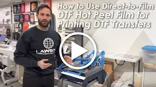 See How to Use Direct-to-Film DTF Hot Peel Film for Printing DTF Transfers