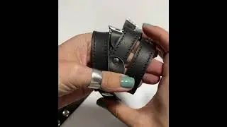 Leather wrap band compatible with Apple watch 38 40 41 42 44 45 49 mm, Handmade UA code 1095st