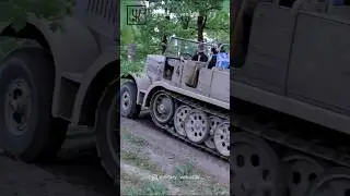 Playing with 18 TON Heavy Half-track SdKfz9 (Famo) #ww2 #worldwar2 #militaryvehicles #vehicles #army