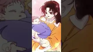 Our Baby Leo holding Adorable Baby Rupi😍💖✨#manhwa #viralshort #manhwaedit #trending