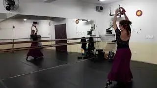 Aula de Dança Cigana com- Pandeiro 1 #dançacigana