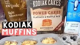 Kodiak Cakes Blueberry Muffins