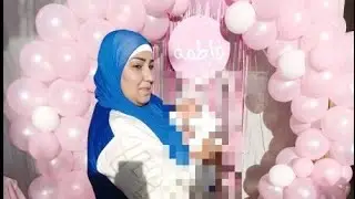 ديكور سبوع بنتي🎉 سبوع مين يا ترى   سبوع فاطمه السكر 🥰