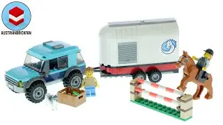 LEGO City 60327 Horse Transporter - LEGO Speed Build Review