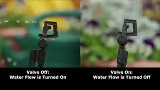 Using an Adjustable Micro Sprinkler Assembly on Spike in an Irrigation System