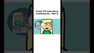 Sleepwalking Part 2 #animated #story #storytime #funny #cartoon