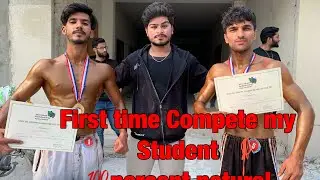 First time compete my student Mr Islamabad bodybuilding competition#fitness