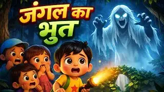 Jungle Ghost Story in Hindi 👻 | Kids Cartoon Story | Moral Story