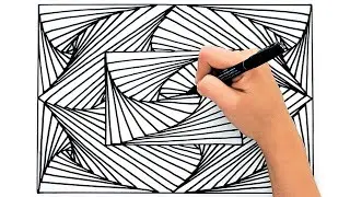 10 Cool Drawing Tricks / Weird Drawing Tricks For Boring Days / 10 Simple Yet Cool Drawing