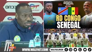 Conférence de presse de l'équipe du Sénégal : Pape Thiaw 