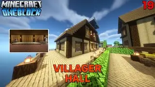 Villager House For Trading In Minecraft One Block World