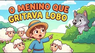 O Menino que Gritava Lobo 🐺 | História Cantada Infantil | Moral e Valores