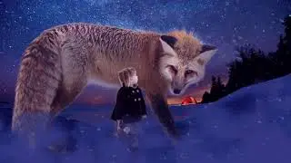 Fox and Girl - Effects Photoshop Manipulation