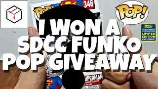 I Won A SDCC Funko Pop Giveaway | Cyborg Superman Funko Pop Review | Unbox Time