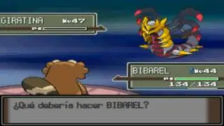 Pokemon Platinum Nintendo DS - Catching Giratina