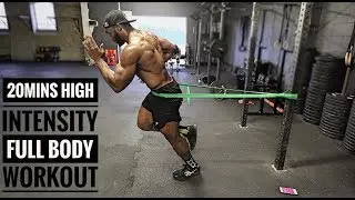 20mins Fat Burning High Intensity Full Body Workout |