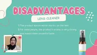 English for Business - Product Presentation Glasses lens cleaning fluid