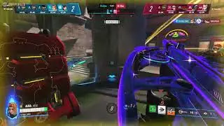 (5/6) Players dropped like flies but we ALMOST won by OVERLORD &mdash; Overwatch 2 Replay GJHPKA