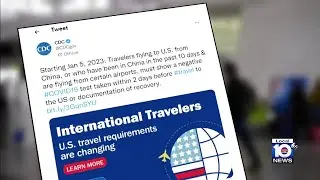 White House announces new COVID-19 testing requirements for people arriving from China