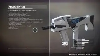 Adjudicator Submachine Gun Lore (Destiny 2 - Trials Of The Nine)