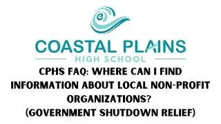 CPHS FAQ: Where Can I Find Info About Local Non-Profit Organizations? (Government Shutdown Relief)