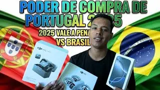 Poder de compra em Portugal 2025 vs Brasil 