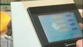 Air conditioning filter element trimming machine