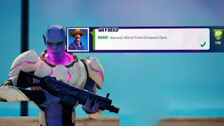 Harvest  Metal form Compact Cars Fortnite season 7 | احصد المعادن من السيارات المضغوطة