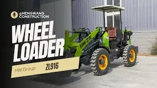 ZL916 Loader Showcase Video - Powerful Functionality and Efficient Performance!