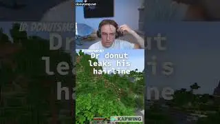 dr donut leaks his hair line #minecraft #drdonut @DrDonutt