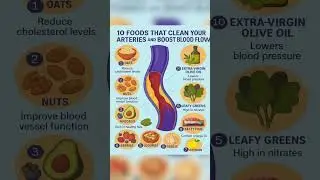 10 Foods That Clean Your Arteries & Boost Blood Flow | Heart Health Guide