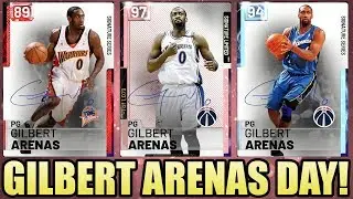 NBA 2K19 SIGNATURE SERIES PINK DIAMOND GILBERT ARENAS IN MYTEAM