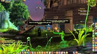 World of Warcraft. Mist of Pandaria Beta. Krasarang Wilds Part 1. Alliance side. Sad panda bastion.