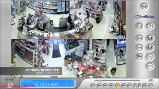 GeoVision 360 Fisheye Dome IP Camera Demo   Retail Store