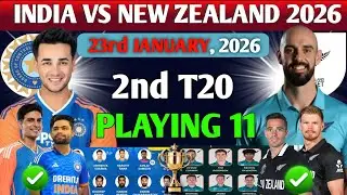 IND vs NZ 2nd T20 2026: Playing 11, Prediction & Live Score Today | Raipur | @CricTalks 