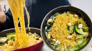 ラーメンとたこ焼き｜モッパン｜ASMR 咀嚼音｜MUKBANG