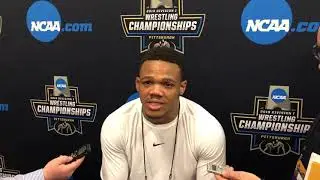 Myles Martin Discusses Emotional Finish to his NCAA Wrestling Career