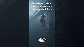 He escaped prison again and again -and became a folk hero. #darkhistory #historyfacts #crimehistory