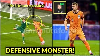 De Ligt&rsquo;s CRAZY defending skills for Netherlands against Lithuania last night | Man United News