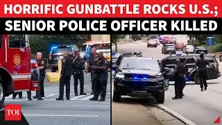 US: Shocking Gunbattle Outside CDC HQ In Atlanta; American Police Officer Killed | Watch