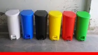 Color Coded Waste Bins For Hotels 😱