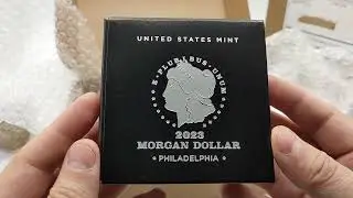 2023 Morgan and Peace unboxing video comparing to 145yr old 1878 Morgan 7/17/23
