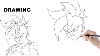 How To Draw Uub From Dragon Ball Z | Step By Step | Tamanna Drawing |