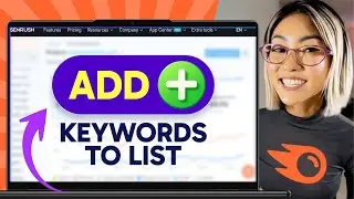 How to ADD KEYWORDS TO A LIST in Semrush (Step by Step) 2025