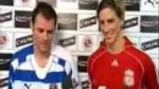Carra and Nando after the Reading game