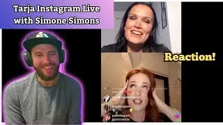 METAL GODDESSES 🤘 Canadian Reacts to Tarja's Instagram Live with Simone #tarjaturunen #simonesimons